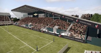 Leicester Tigers new West Stand under construction