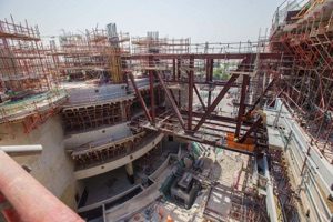 khalifa stadium qatar completion
