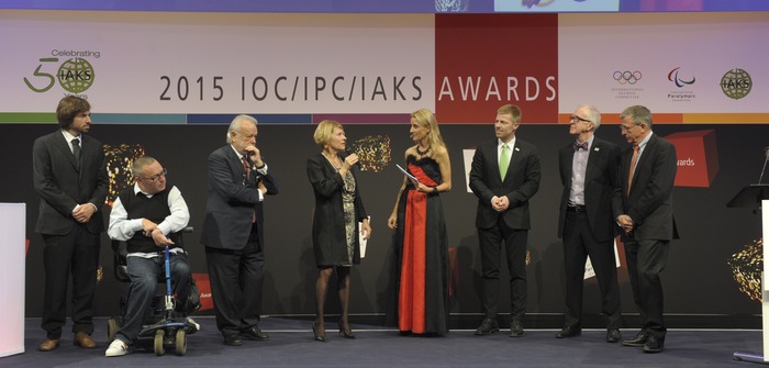The IOC, IPC and IAKS awards take place in Cologne
