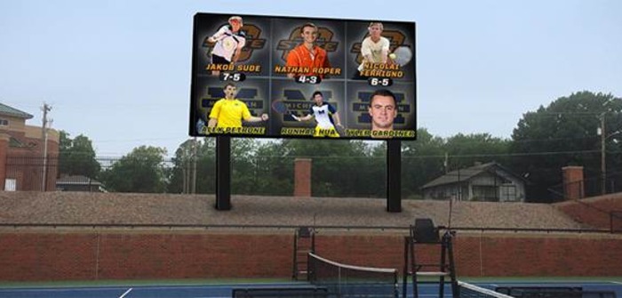 Daktronics improves tennis experience at Oklahoma State University