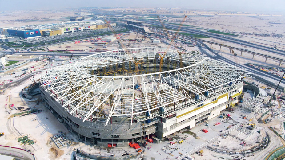 Qatar 2022 World Cup stadium progress shown in aerial pictures