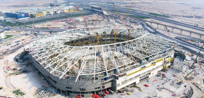 Qatar 2022 World Cup stadium progress shown in aerial pictures