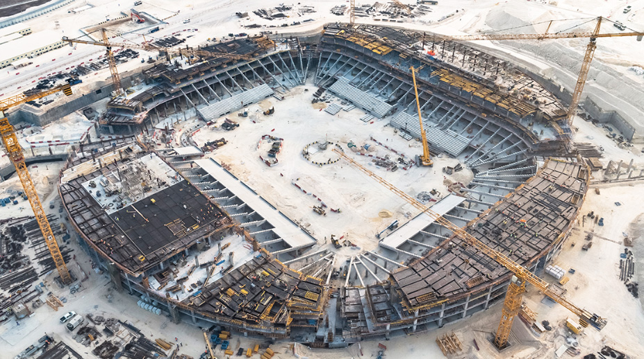 Qatar 2022 World Cup stadium progress shown in aerial pictures