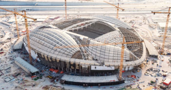 Qatar 2022 World Cup stadium progress shown in aerial pictures
