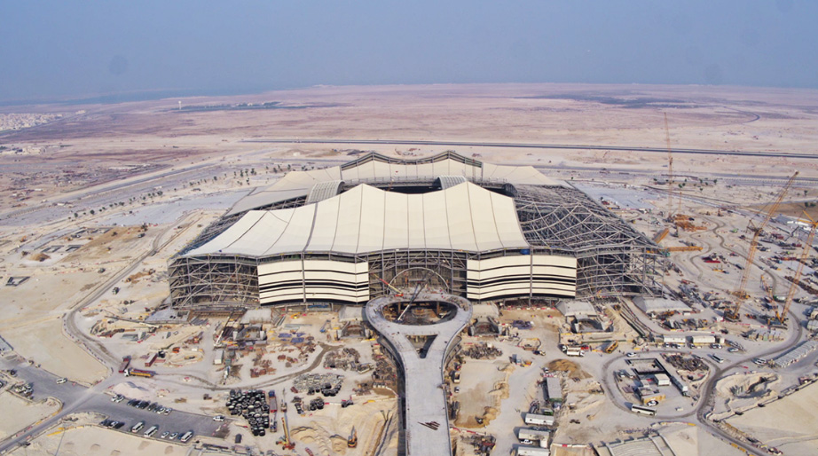 Qatar 2022 World Cup stadium progress shown in aerial pictures
