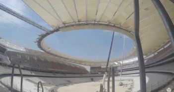 Watch work on Estadio Wanda Metropolitano