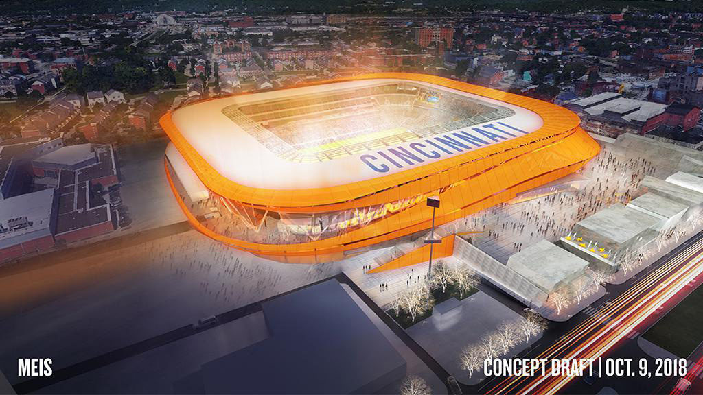 FC Cincinnati reveals images of new MLS stadium