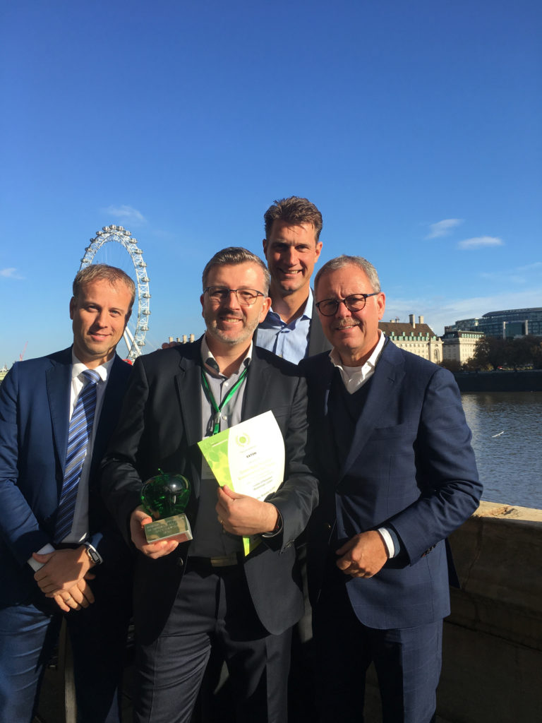 Johan Cruijff Arena wins award for using old electric car batteries to power stadium 