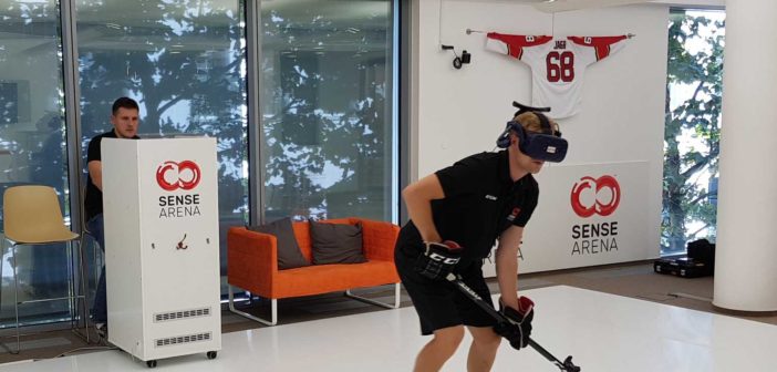World’s first virtual-reality ice hockey training technology