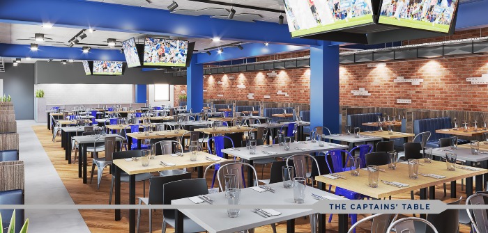 Goodison Park lounge renovation