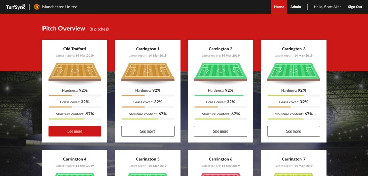 STRI turf tracker
