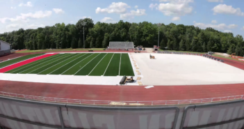 Synthetic turf installation time lapse Synthetic turf