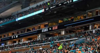 Miami Dolphins install longest ribbon display in professional sports Miami Dolphins