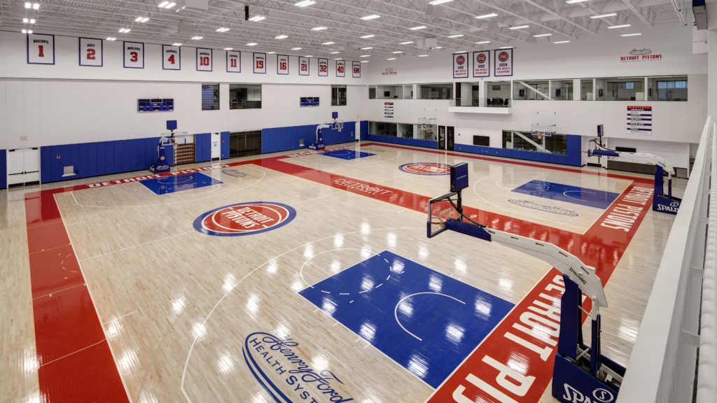 little caesars arena detroit pistons locker room
