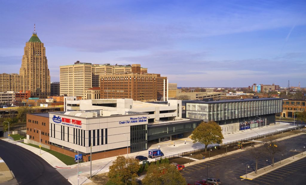 DETROIT PISTONS OPEN NEW TRAINING FACILITY AND CORPORATE HEADQUARTERS IN  MIDTOWN