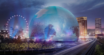 MSG Sphere Las Vegas construction update images MSG Sphere Las Vegas
