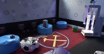West Ham FC opens sensory room at London Stadium West Ham sensory room