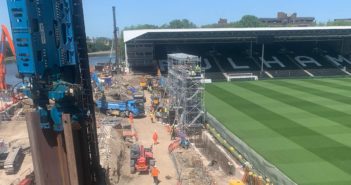 Sheet pile specialists support Fulham FC’s Riverside Stand project