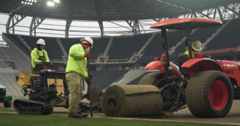 FC Cincinnati installs turf at West End Stadium