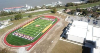 New AstroTurf installation at Edna Karr’s Behram Stadium